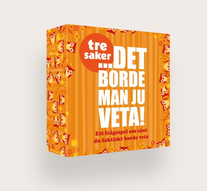 Sällskapsspel - Det borde man ju veta! - Tre saker